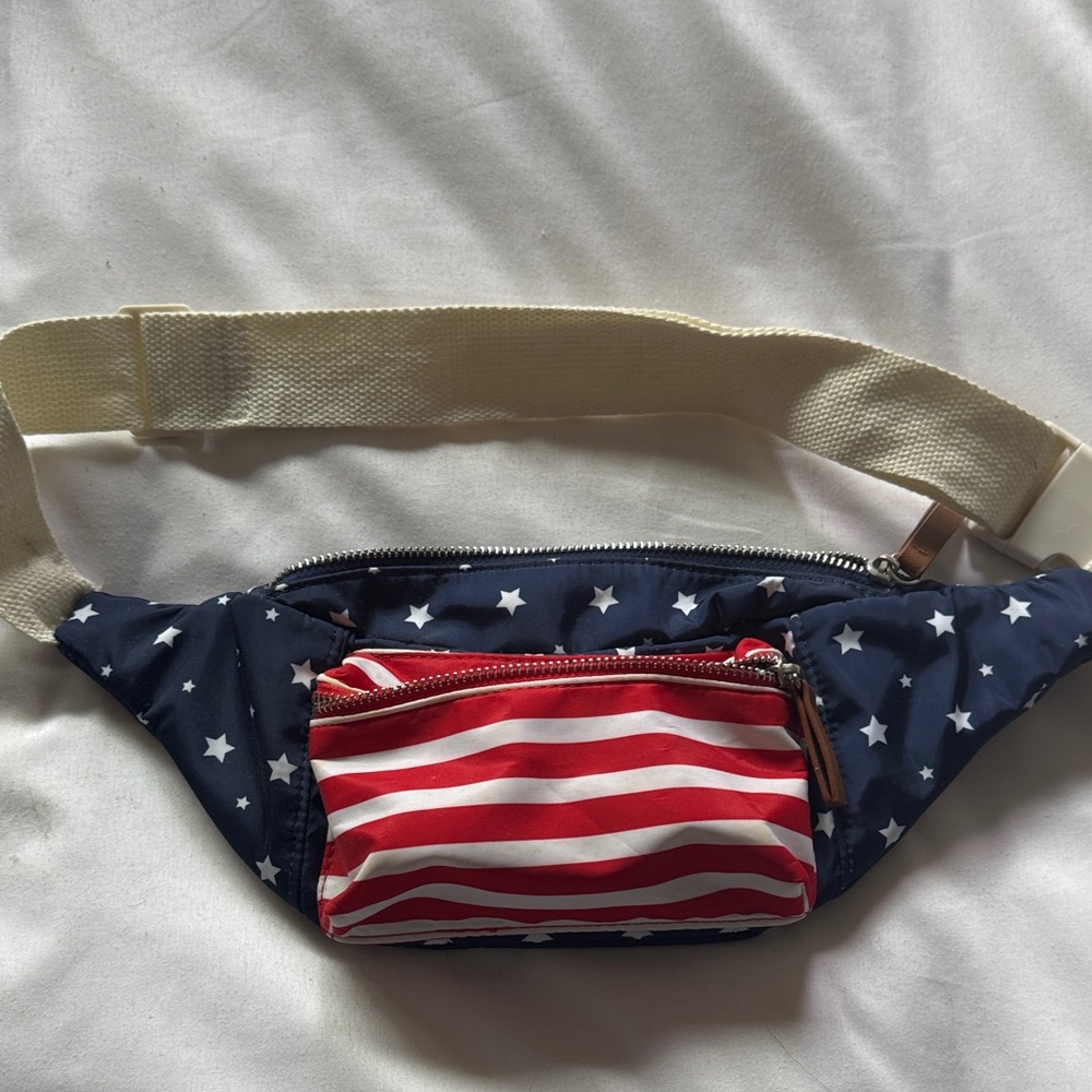Patriotic Star and Stripe Fanny Pack